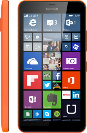 Microsoft Lumia 640 XL orange