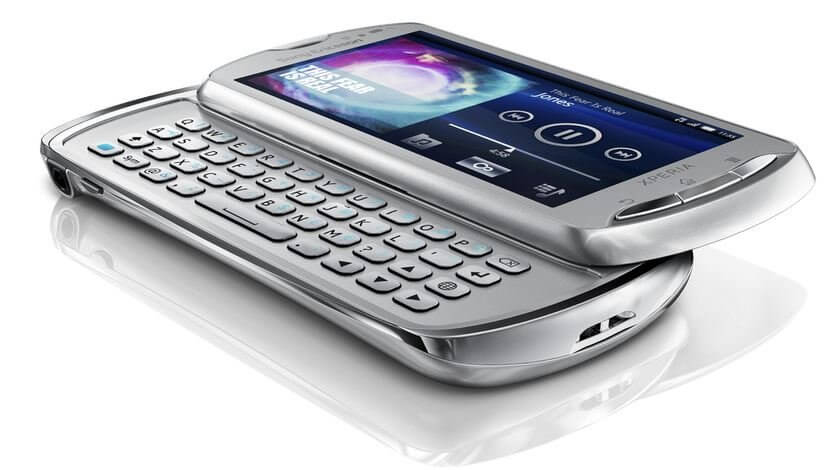 Sony Ericsson Xperia pro silver
