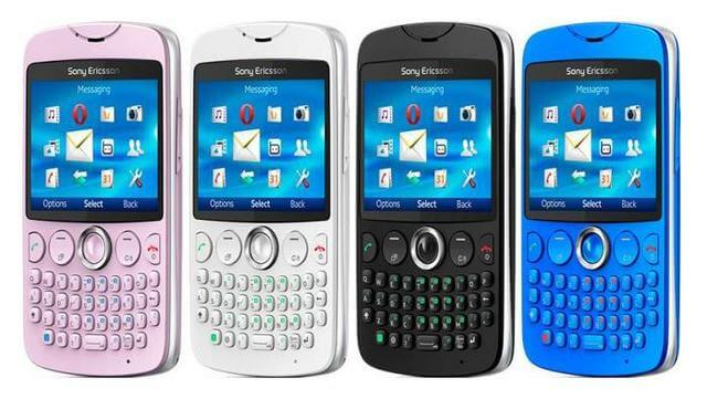 Sony Ericsson txt color