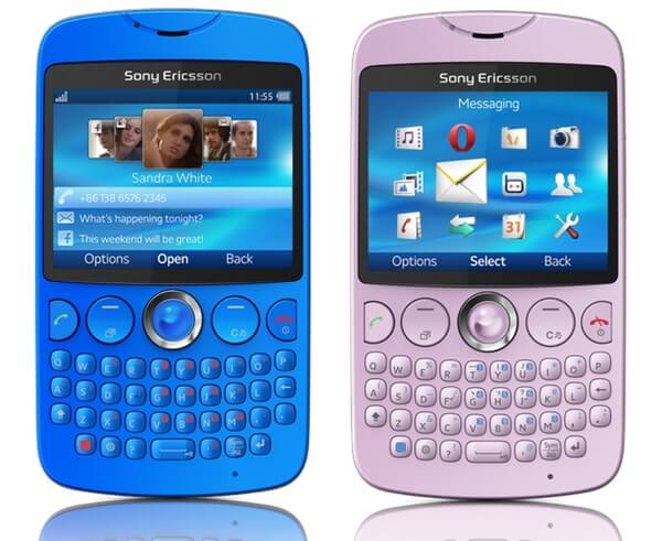 Sony Ericsson txt pink