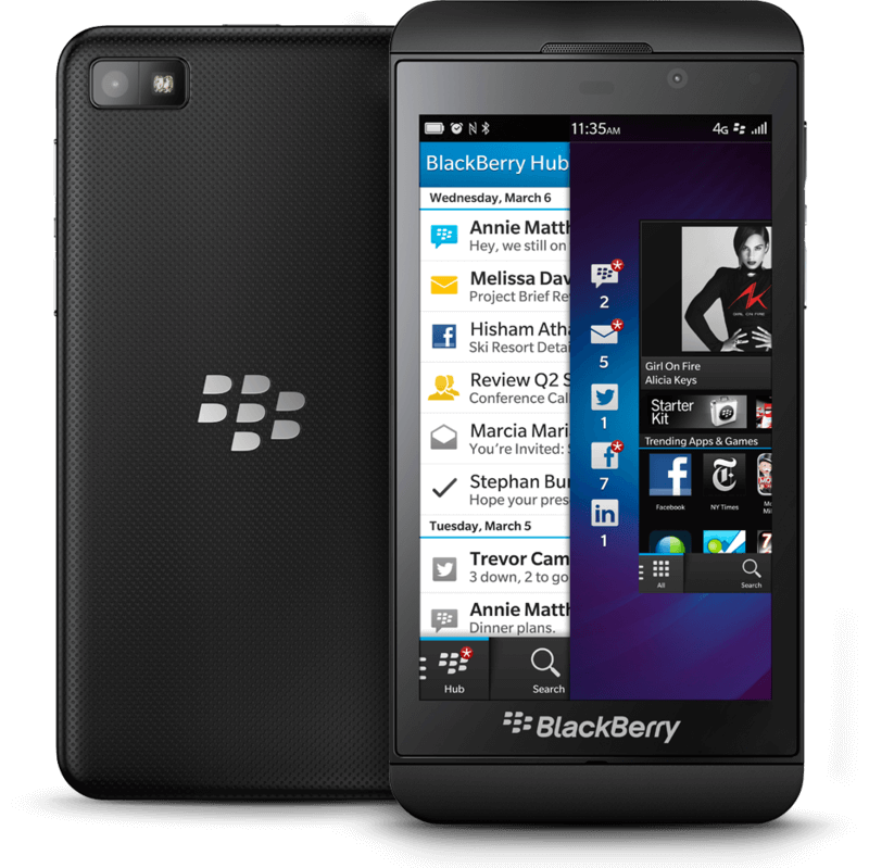 BlackBerry Z10 mobile photo