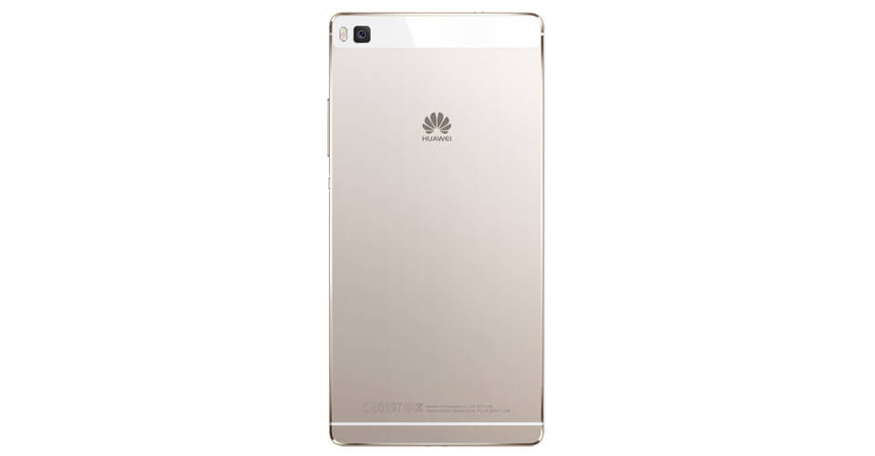 Huawei P8 mobile back gold