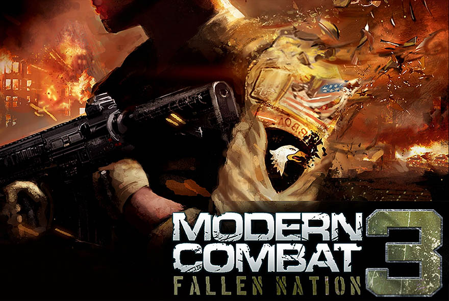 اللعبة الحربية على الاندرويد Modern Combat 3 Fallen Nation