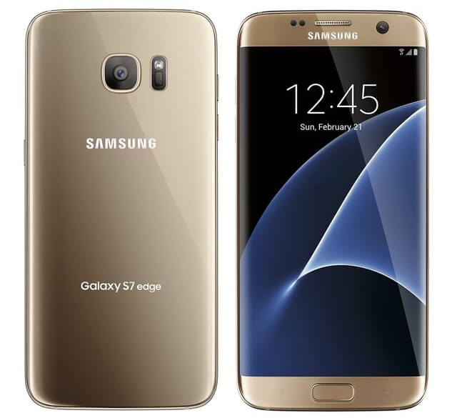 Samsung Galaxy S7 edge gold
