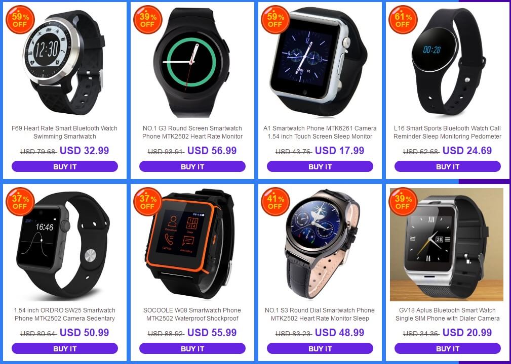 everbuying smart watches offers