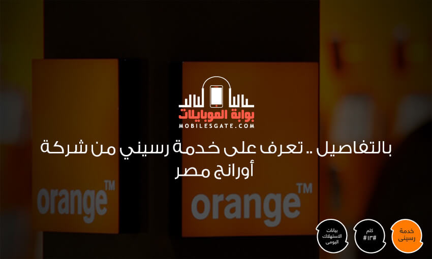 Service Rseni of Orange Egypt Company